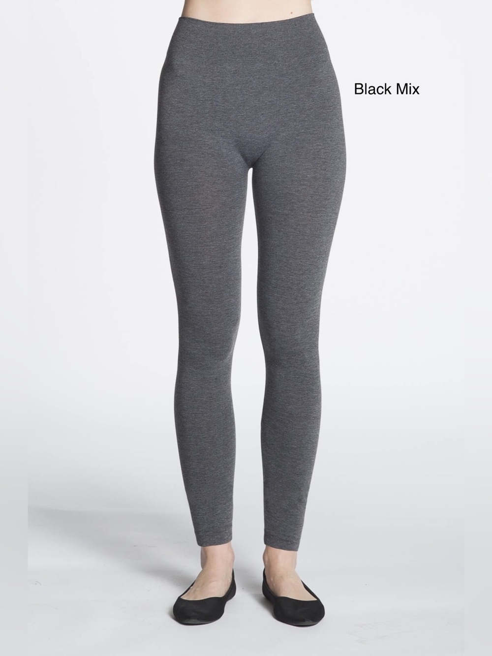 Cotton Blend-The Perfect Fit Legging by DKR &Co.-Black Mix